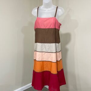 NWOT Spenser Jeremy Striped Spaghetti Strap Dress. Size 10 M medium